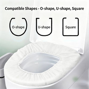 Coprisedili WC Monouso in Tessuto Non Tessuto Confezionati Singolarmente, Cuscini Igienici Monouso per WC per Campeggio <span class=keywords><strong>Esterno</strong></span> - Product Image 4