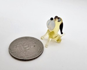 Figurines de chien Tiny Glass World, multicolores, en cristal soufflé à la main, minimalistes, multifonctionnelles, décoration de bureau, accessoires de bureau - Product Image 6