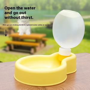 Choix Fun Capacité Pet Go Tumbler Portable Chat Chien Bouilloire Longe Pliable Arrondi <span class=keywords><strong>Fontaine</strong></span> À Boire Chien En Plastique - Product Image 2