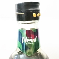 Etiquetas Adhesivas de Vinilo Plateado Brillante Personalizadas, Resistentes al Agua, Impresas en Flexografía, Sensibles a la Presión, para Cuellos de Botellas de Bebidas y Café