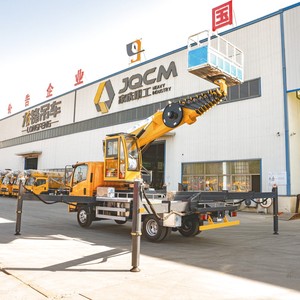 Jqcm Chất lượng cao 35 mét ISUZU di động trên không làm việc xe Telescopic trên không nâng xe tải trên không người đàn ông nâng để bán - Product Image 3