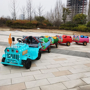 Tren Eléctrico Infantil sin Rieles con Forma de Barril de Petróleo, con Luces LED y Música para Parques de Atracciones, Centros Comerciales y Áreas de Juego al Aire Libre - Product Image 1