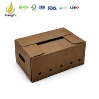 Boîte de trempage de cire personnalisée en carton ondulé étanche pour l'emballage de légumes, produits frais et expédition en entrepôt frigorifique - Fournisseur
