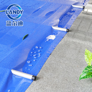 ผ้าคลุมสระน้ำแลนดี้ หนา 1.5 มม. ผลิตจาก PVC สีฟ้า ทนทาน ป้องกันแสงแดด สำหรับสระว่ายน้ำเป่าลม - Product Image 2