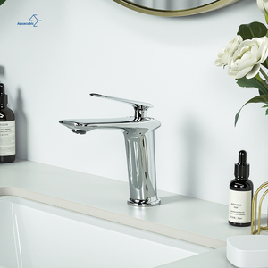 Chrome tắm chậu vòi nước, xử lý duy nhất lỗ duy nhất Brass phòng tắm vòi nước với RV - Product Image 2