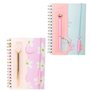 A5 螺旋笔记本套装金属笔纸文具套装适合学校办公室使用 - Product Image 5