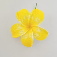 Aksesoris rambut bunga busa Plumeria, hiasan telinga, tiara buatan, tiara bunga Hibiscus Polynesia, Hakus