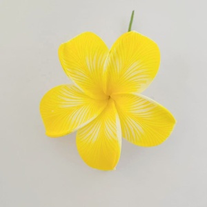 Feather Plumeria Foam Flower Stem Ear Pick <strong>Floral</strong> <strong>Hair</strong> <strong>Accessories</strong> Artificial Island Tiara Polynesian Hibiscus Tiara Hakus - Product Image 5