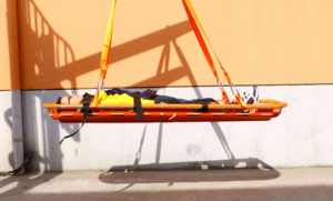 Barella a Cesto Leggera in ABS EVERISE per Soccorso in Montagna/Aria/Mare con Cintura di Sicurezza Regolabile Certificata CE Classe I Dispositivi di Primo Soccorso - Product Image 2