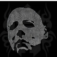 Motif thermocollant de strass en cristal brillant pour vêtements, thème Halloween