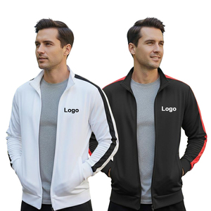 Zipper Sport <b>Jacket</b> Slim Fit Elastic Printing <b>Running</b> <b>Jacket</b> <b>Men</b> Athletic Fitness Quick Dry <b>Jacket</b> - Product Image 3
