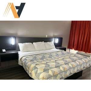 Meubles de chambre à coucher Motel classique 6-Ensemble de chambre intemporel MDF avec surface LPL et table de chevet-Production de masse au Vietnam - Product Image 3