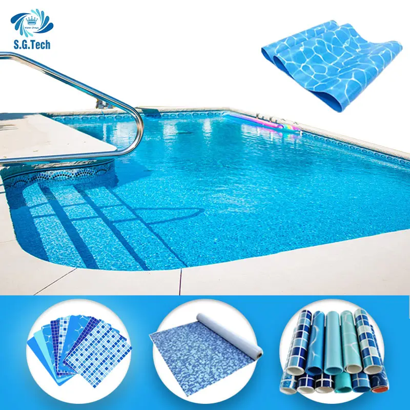 High Quality PVC Film For Pool Swimming Pool Accessories Blue Water Pool Liners