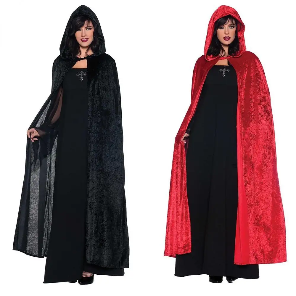 2020 wholesale clothes costumes Christmas Hooded Robe Cloak Cape cosplay party wear halloween costume