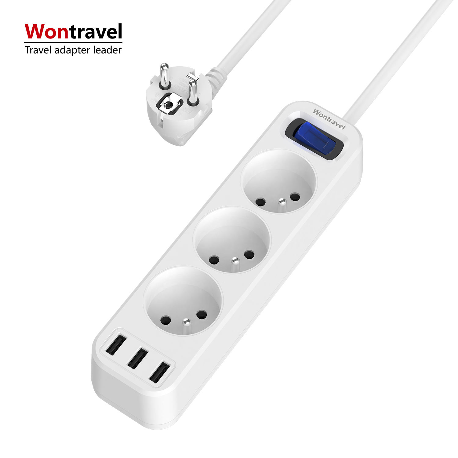 5 PEZZI Cavo USB 3.0 Tipo A B M M 3m 3 M Mt Blu Presa Connettore Sp - Foto 13