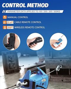 Maxloadc & H รอกโซ่ไฟฟ้าพร้อมรถเข็น1ตันรอกโซ่ไฟฟ้าแบบยุโรป - Product Image 2