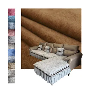 热卖豪华100% 聚酯装饰面料多功能印花天鹅绒沙发面料，用于沙发和家具