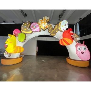 <span class=keywords><strong>Arche</strong></span> publicitaire gonflable personnalisée en Oxford imperméable, <span class=keywords><strong>arche</strong></span> gonflable pour événements, promotion de crèmes glacées et desserts - Product Image 4