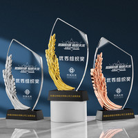 Trophée en cristal de diamant créatif, personnalisé et gravé, récompense d'entreprise haut de gamme pour réunion annuelle, employé exceptionnel
