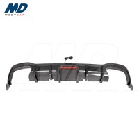Diffuseur arrière en fibre de carbone style Modycar pour 2021 Vw Golf 8 Mk8 Gti