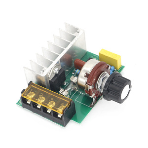 Electronic Voltage Regulator 4000W AC 220V With Fuse For <b>Motor</b> Speed Light Temperature <b>Control</b> - Product Image 1