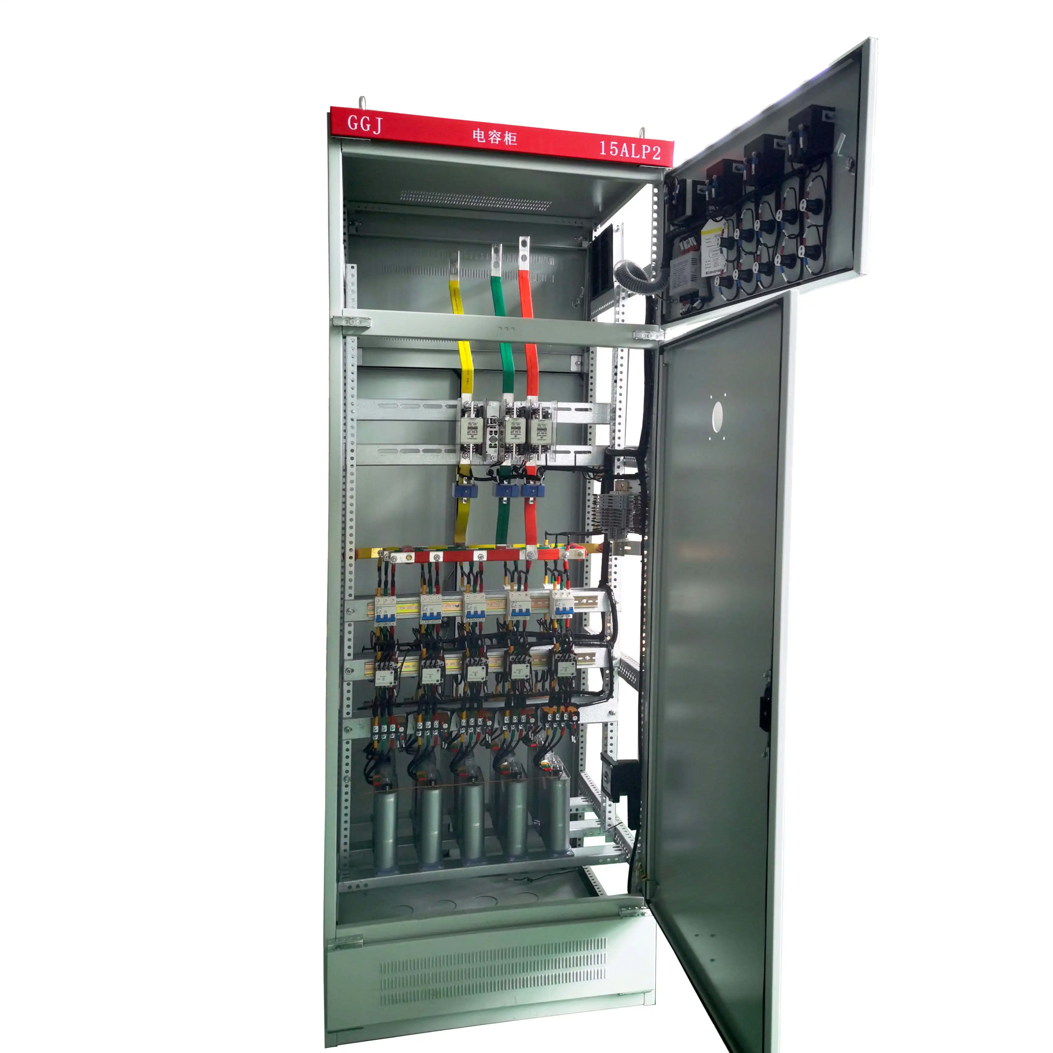 وصول الجديد في مصحح عامل الطاقة المكثف بنك 600Kvar 400V منتج منخفض الفولتية Ggj