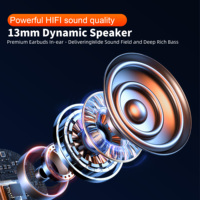 Écouteurs sans fil QERE E50 TWS à quatre microphones ENC, écouteurs intra-auriculaires pour jeux, écouteurs Bluetooth