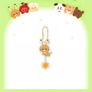 Kpop BIG-MOONG-CHILL dessin animé mignon acrylique porte-clés 5CM longue chaîne pendentif à breloque sac à dos accessoires Decora Johnny YUTA cadeau - Product Image 2