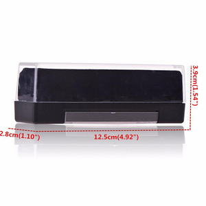 Kit de nettoyage de disques vinyles, ensemble de 3 pièces avec brosse pour usage domestique, plastique noir - Product Image 3