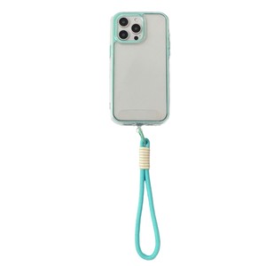 Corde suspendue 16promax Simple Transparent Apple 15 coque de téléphone acrylique Anti chute trois en un adapté à la coque de téléphone Iphone 15 - Product Image 5