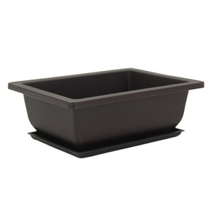 Pot de fleurs rectangulaire en plastique grande taille grand <span class=keywords><strong>bassin</strong></span> de plantes en plastique intérieur extérieur Pots de jardin de fleurs plantation - Product Image 4