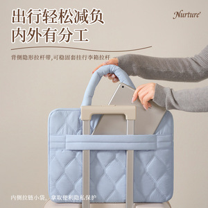 Beenlone Laptop Sleeve 14-16 Inch Nylon Protective Handle Carry Case For Apple Huawei Lenovo - Product Image 4