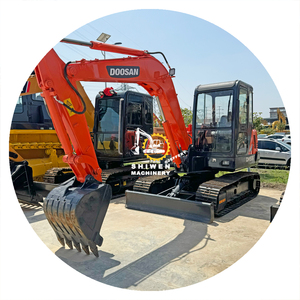 Mini pelleteuse d'occasion Doosan DH55 DX55 90%, nouvel état, en bon état, avec composants de base, moteur, pompe, engrenage en vente - Product Image 1