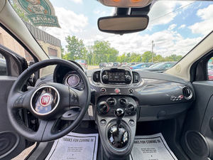 FIAT 500 Pop <span class=keywords><strong>Cabrio</strong></span> 2018 con Basso Chilometraggio, Guida <span class=keywords><strong>a</strong></span> Sinistra, Trazione Anteriore, Cambio Automatico, Cerchi R16, Sedili in Tessuto, Sistema di Navigazione, Avviamento Remoto, Android - Product Image 5