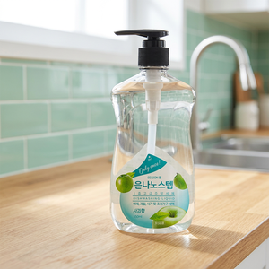 Silver Nano Step Eco-Friendly Stocked <b>Detergent</b> Dishwashing Liquid Lemon Apple Fragrance High Solids Content Disposable Kitchen - Product Image 2