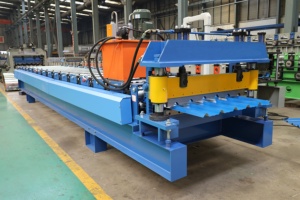 Machine de formage de tôles de toiture métalliques de qualité industrielle, équipement de galvanisation à froid pour tôles ondulées - Product Image 2