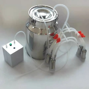 Máquina de Ordeño Eléctrica Recargable de 12V con Motor y Batería, para Vacas y Cabras, con Cubeta/Tanque de 7L y 14L - Product Image 5