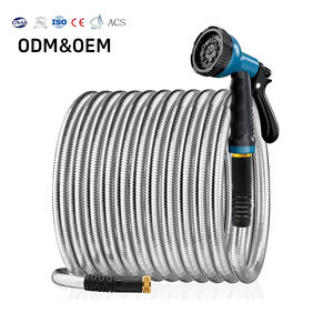 Manguera de Jardín de Acero Inoxidable 304, Resistente a Fugas, en Oferta - Product Image 1