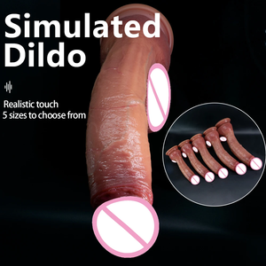 Dildo realista de gran tamaño, pene enorme para penetración anal, juguetes sexuales para mujeres, masturbación, consoladores suaves, juguete sexual sexy para adultos, <span class=keywords><strong>gay</strong></span>. - Product Image 4