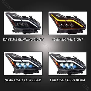 Assemblage de phares LED automatiques SINDAR pour <span class=keywords><strong>Infiniti</strong></span> <span class=keywords><strong>G37</strong></span> coupé 2008-2013 Q60 coupé 2014-2015 uniquement pour les modèles cabriolet et coupé - Product Image 5