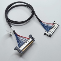 Benutzer definiertes LVDS-TV-Computer kabel 650MM Hirrous JAE-FI-RE51S-HL anzeige kabel FI-R 41pin 51Pin Elektronischer LCD-Bildschirm-Kabelbaum