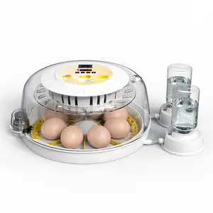 8 chick duck goose quail egg hatching machine automatic egg hatcher machine factory wholesale cheap price