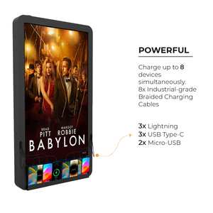 Station de charge de signalisation numérique Y2Power KOA 43 ''avec système de gestion de contenu publicitaire préinstallé pour la <span class=keywords><strong>gare</strong></span> - Product Image 3