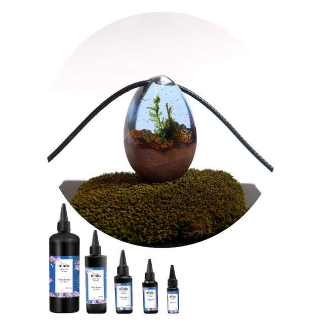 High Transparency UV Light Cure Epoxy Resin Set Quick Dry Adhesive Handmade Jewelry Decoration Protective Coating Material