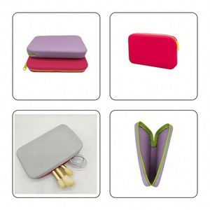 Wholesale Fashion Candy Pattern Handheld Travel <b>Case</b> Zipper Durable for Cosmetic <b>Makeup</b> Bags <b>Brush</b> Pouch Coin Purse Handle - Product Image 4