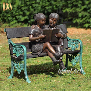 Estatua de Bronce Fundido a Mano del Famoso Físico Albert Einstein Sentado en un Banco, Escultura de Tamaño Real para Decoración de Parques Públicos - Product Image 4