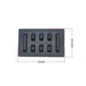 Plastic Luggage Base J040 65MMx39.5MM Scratch Resistant Protective Mat For Bags <b>Suitcases</b> - Product Image 3