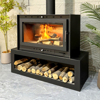 Poêle à bois en fonte au design moderne, durable, très vendu, pour chauffage domestique, fabriqué en Chine