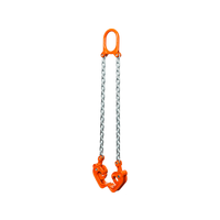 Pince de levage pour fûts d'huile TOYO-INTL 0,5T 1T avec chaîne en acier de classe 80, pince de levage pour fûts pour un levage et un transport sécurisés