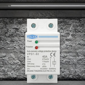 Protector de Voltaje Automático para Riel DIN de 40A 63A 230V, Dispositivo de Protección Contra Sobrevoltaje y Bajo Voltaje con Reconexión Automática - Product Image 3